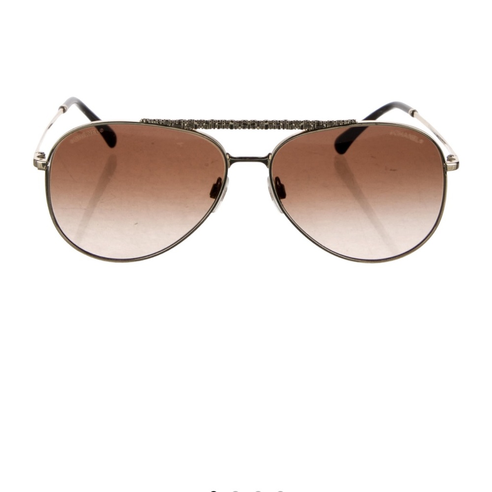 NOT SOLD YET STILL AVAILABLE - Chanel aviator sunglasses